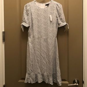 Black and white animal print Dress